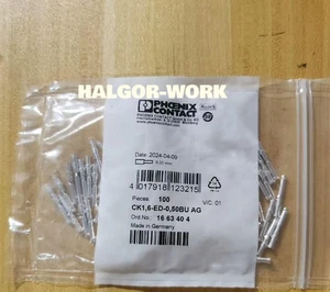 100PCS NEW CK1,6-ED-0,50BU AG 1663404   In Stock #YY - Afbeelding 1 van 1