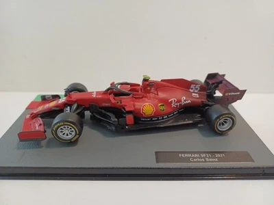 145 1/43 F1 Ferrari SF21 Sainz 2021  Centauria Altaya Salvat Ixo Panini Atlas  - Immagine 1 di 4