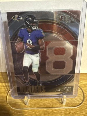 2021 Panini Select Numbers - Lamar Jackson #SN-5 Baltimore Ravens!!! - Image 1 of 2