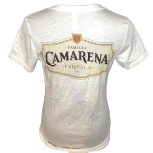 Camarena Tequila Short Sleeve T Shirt Women's V Neck L White - Picture 1 of 5