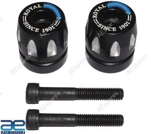 Fits For Royal Enfield Himalayan 411cc Machined Bar End Finisher Kit - Picture 1 of 7