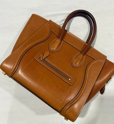 CELINE NATURAL  TAN LUGGAGE SHOULDER BAG Foto 1 de 4