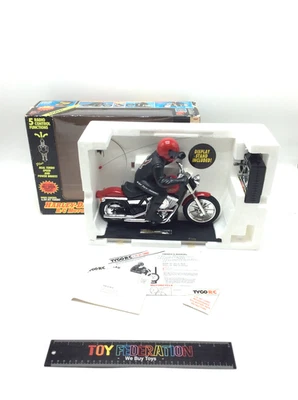 TYCO Harley-Davidson 6.0V Jet Turbo R/C Motorcycle Red - Image 1 of 4