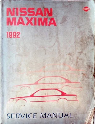 1992 Nissan Maxima Factory Service Manual Original Shop Repair Book GXE SE - Image 1 of 4