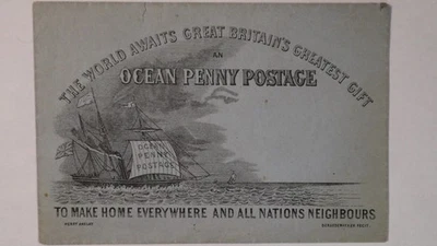 Sobre de franqueo Gilpins Ocean Penny Deraedemaeker sin usar velero Foto 1 de 2