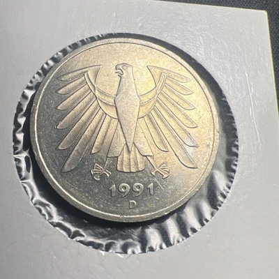Alemania 1991 D 5 marcos Z4844 Foto 1 de 4
