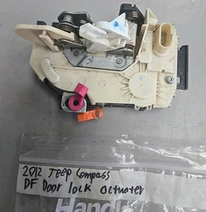 11-17 COMPASS DRIVER LEFT FRONT DOOR LOCK LATCH ACTUATOR OEM - Picture 1 of 3