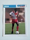 GEORGE WEAH RARE 1989 FOOTBALL ROOKIE CARD ONZE MONDIAL LIBERIA MONACO AS