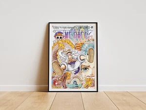 Epic One Piece Manga Art: Gear 5 Luffy in Wano – A3 & Japanese Anime Poster! - Picture 1 of 10