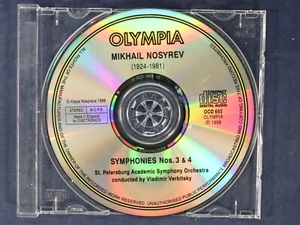 Symphonies Nos. 3 & 4 by Mikhail Nosyrev {CD Disc Only No Tracking} - Bild 1 von 2