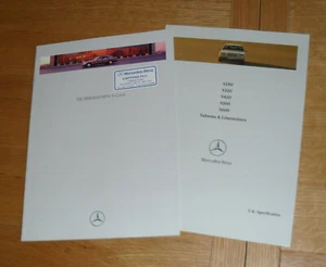 Mercedes S Class W140 Brochure 1994 - S280 S320 S420 S500 S600 + UK Spec Sheet - Picture 1 of 1