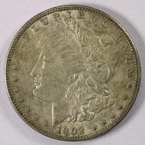 1902 Morgan Dollar - AU - Picture 1 of 2
