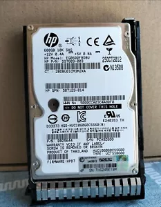 HP EG0600FBVFP 641552-003 653957-001 600GB 10K 2.5" SFF SAS HARD DRIVE G9 G8 - Picture 1 of 6