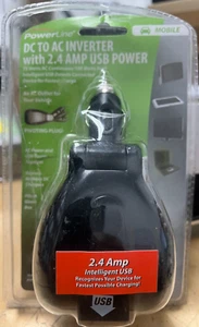 PowerLine DC zu AC Wechselrichter mit 2,4 Amp USB Power für Ihr Fahrzeug - Bild 1 von 2