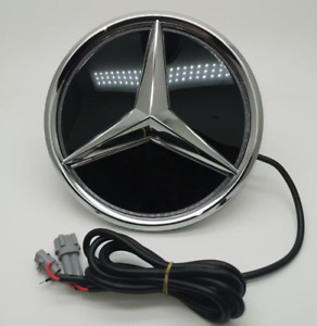For 19-22 Mercedes Benz W205 W177 LED Light Grille badge Star Emblem Mirror LOGO