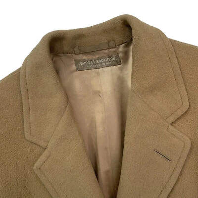 1960s 39 R Brooks Brothers Camel Brown 100 % Wool Patch Pocket Coat Made USA - Изображение 1 из 4