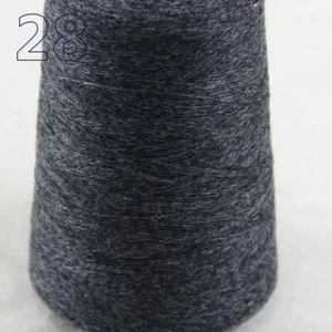 Lot of 1 cone 100g Luxurious Mongolian Pure Cashmere Knitting Yarn Dark Gray - Picture 1 of 17
