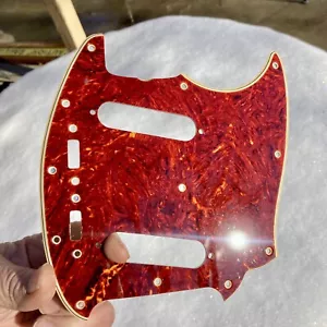 Golpeador biselado ancho tortuga/blanco para 1964-1976 reliquia Fender Mustang borde envejecido - Imagen 1 de 10