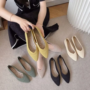 Zapatos transpirables cómodos planos suaves sin cordones informales para mujer - Imagen 1 de 12