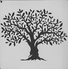 Wall Airbrush Craft Template - Vintage Deciduous Tree #2084