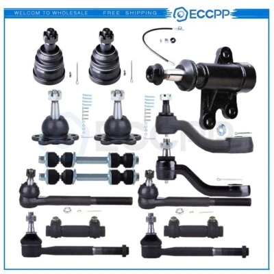 Kit completo de suspensión delantera 2x2 15 piezas para GMC C1500 1993-1999 Suburban C2500 Foto 1 de 4