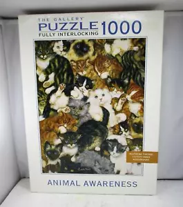 Animal Awareness ""Kitten World"" - Puzzle 1000 pezzi 20"" x 26"" - NUOVA scatola sigillata - Foto 1 di 3