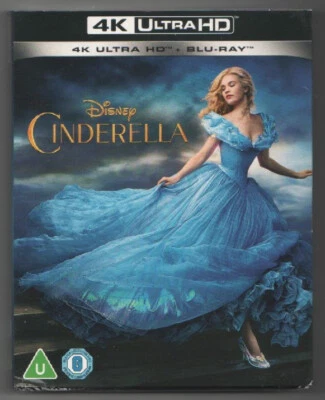 CINDERELLA (2015 film) UK Region-free 4K Ultra HD + blu-ray set Disney NEW (2) - Image 1 of 4