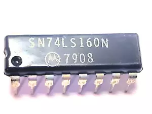 SN74LS160N  "Original" Texas Instrument  16P DIP IC  2  pcs - Picture 1 of 1