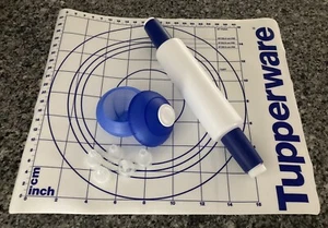 Tupperware 8-piece baking set, Blue & White, New, Rare - Picture 1 of 14