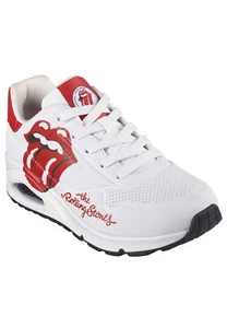 Skechers Herren Uno - ROLLING STONES SINGLE! Sneaker 183102 Weiß - Bild 1 von 5
