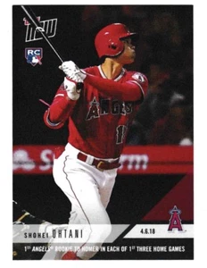 2018 TOPPS NOW 42: 1st Angels rookie to homer in 1st 3 home games Shohei Ohtani - Picture 1 of 2