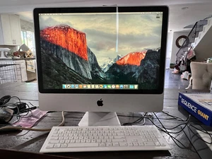 24” iMac sn – QP8240R9ZE7 2.8 GHz core duo i5 4 GB mem 250 GB HD OSX El Catitan - Picture 1 of 2