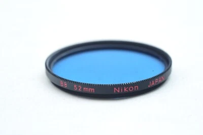 @ SakuraDo Camera @ Rare! @ Nikon B8 Blue 52mm Screw-In Lens Filter from Japan - Image 1 of 4