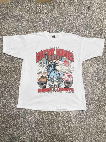 Subway Series 2000 New York Mets VS Yankees Subway To Heaven Unsiex T-shirt Cover