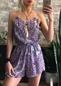 ❤️❤️ Women’s BNWT ALLY Size 6 Boho Playsuit Romper ❤️❤️ - Picture 1 of 12