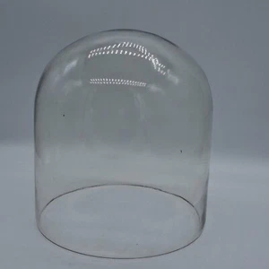 Vintage mittelgroße Klarglas Cloche Kuppel ohne Sockel - Bild 1 von 4