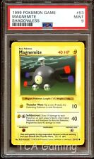 PSA 9 MINT Magnemite 53/102 SHADOWLESS Base Set Pokemon Card