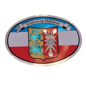 Adesivo Schleswig Holstein Stato Stemma Germania Auto 5,25 Pollici Vintage - Foto 1 di 5
