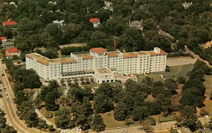Veduta aerea del Bon Air Retirement Club Augusta,GA cartolina d'epoca anni '60 - Foto 1 di 2