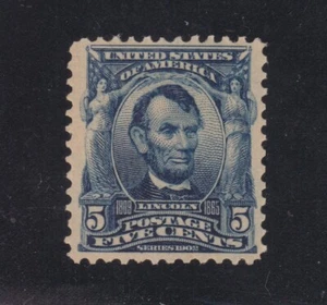 US 304 5c Lincoln Mint VF-XF OG H SCV $60 - Picture 1 of 2