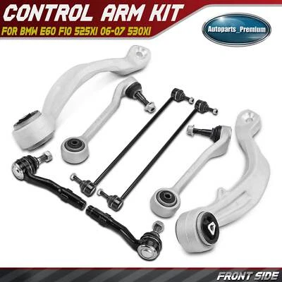8x Brazo de control delantero Barra estabilizadora Extremo de varilla de amarre para BMW E60 F10 525xi 06-07 530xi Foto 1 de 4