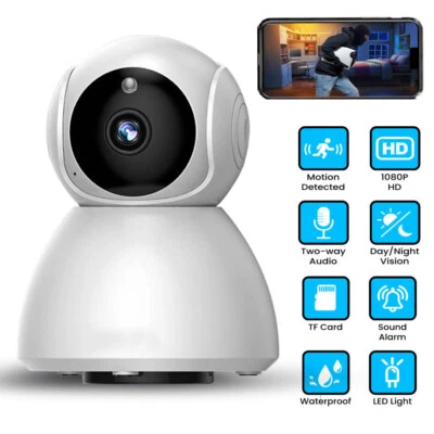 IP Camera Wi-Fi IR Night Smart Home Wireless Security Baby Monitor CCTV - Image 1 of 4