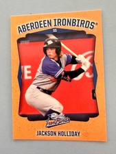 2023 JACKSON HOLLIDAY #1 Draft Pick, Aberdeen Ironbirds TeamSet, 1/1250 sets🔥🔥