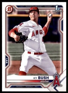 Ky Bush 2021 Bowman Draft Rookie 1st Card #BD-149 Los Angeles Angels