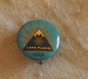 Anstecker Pin Button - Olympiade Lake Placid 1980 (A) - Imagen 1 de 2