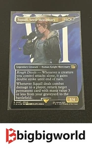 Squall, SeeD Mercenary - SURGE FOIL - Universes Beyond: FINAL FANTASY MTG CASI NUEVO - Imagen 1 de 2