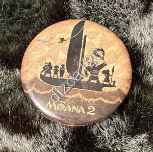 Disney Button Moana 2 Boat Wayfinder D23 Exclusive 1" Button - Picture 1 of 2