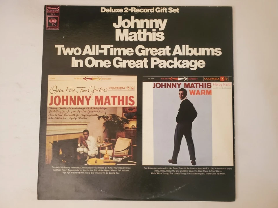 Johnny Mathis - Open Fire, Two Guitars / Warm (Vinyl Record LP) - Image 1 of 2