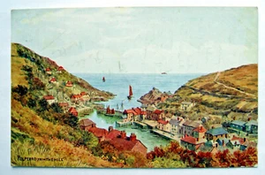 Postcard - POLPERRO FROM THE HILL, CORNWALL - A. R. Quinton - (ATUK3-15) - Picture 1 of 2
