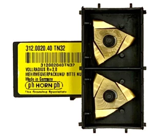 2 unidades HORN 312.0020.40 TN32 Placa de corte reversible Sistema 312 Tijeras de esquina - Imagen 1 de 1